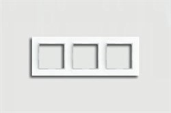 Рамка тройная, для горизонтального/вертикального монтажа Jung A creation Белый ac583ww - фото 9976