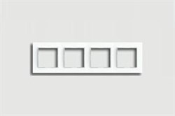 Рамка четверная, для горизонтального/вертикального монтажа Jung A creation Белый ac584ww - фото 9977