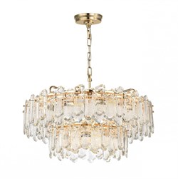 Odeon Light 5069/22 HALL (В 2-Х КОРОБКАХ) ODL24 503 золото/прозрачный/металл/хрусталь Люстра E14 22*40W BULLON 5069/22 - фото 99861