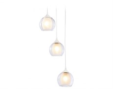 Ambrella Подвесной светильник TR3540/3 WH/CL/FR белый/прозрачный/белый матовый E27*3 max 40W D281*800 TR3540 Ambrella Подвесной светильник TR3540/3 WH/CL/FR белый/прозрачный/белый матовый E27*3 max 40W D281*800 TR3540
