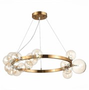 ST Luce SL1165.303.15 Светильник подвесной Бронза/Коньячный G4 15*3W SL1165.303.15 ST Luce SL1165.303.15 Светильник подвесной Бронза/Коньячный G4 15*3W SL1165.303.15