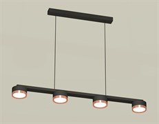 Ambrella Комплект подвесного светильника XB9152153/4 SBK/PPG черный песок/золото розовое полированное GX53 (C9152, N8126) XB9152153 Ambrella Комплект подвесного светильника XB9152153/4 SBK/PPG черный песок/золото розовое полированное GX53 (C9152, N8126) XB9152153