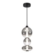 ST LUCE SL6119.403.24 Светильник подвесной Черный/Дымчато-Серый LED 1*24W 3000K SL6119.403.24