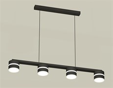 Ambrella Комплект подвесного светильника с акрилом XB9152203/4 SBK/FR черный песок/белый матовый GX53 (C9152, N8445) XB9152203 Ambrella Комплект подвесного светильника с акрилом XB9152203/4 SBK/FR черный песок/белый матовый GX53 (C9152, N8445) XB9152203