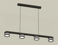 Ambrella Комплект подвесного светильника с акрилом XB9152204/4 SBK/FR черный песок/белый матовый GX53 (C9152, N8478) XB9152204 Ambrella Комплект подвесного светильника с акрилом XB9152204/4 SBK/FR черный песок/белый матовый GX53 (C9152, N8478) XB9152204