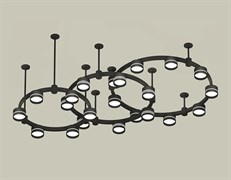 Ambrella Комплект подвесного светильника с акрилом XR92222200/22 SBK/FR черный песок/белый матовый GX53 (A9222, A9227, A9233, C9242, C9238, C9232, N84 XR92222200 Ambrella Комплект подвесного светильника с акрилом XR92222200/22 SBK/FR черный песок/белый матовый GX53 (A9222, A9227, A9233, C9242, C9238, C9232, N84 XR92222200