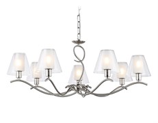 Ambrella Светильник подвесной LH57083/7 SN/FR никель/белый матовый E14/7 max 40W D840*790 LH57083