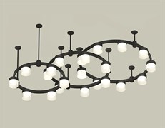 Ambrella Комплект подвесного светильника с акрилом XR92222210/22 SBK/FR черный песок/белый матовый GX53 (A9222, A9227, A9233, C9242, C9238, C9232, N84 XR92222210 Ambrella Комплект подвесного светильника с акрилом XR92222210/22 SBK/FR черный песок/белый матовый GX53 (A9222, A9227, A9233, C9242, C9238, C9232, N84 XR92222210
