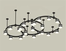 Ambrella Комплект подвесного светильника с акрилом XR92222220/22 SBK/FR черный песок/белый матовый GX53 (A9222, A9227, A9233, C9242, C9238, C9232, N84 XR92222220 Ambrella Комплект подвесного светильника с акрилом XR92222220/22 SBK/FR черный песок/белый матовый GX53 (A9222, A9227, A9233, C9242, C9238, C9232, N84 XR92222220