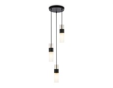 Ambrella Светильник подвесной LH55102/3 BK/FR/TI черный/белый матовый/янтарь E14*3 max 40W D220*1200 LH55102