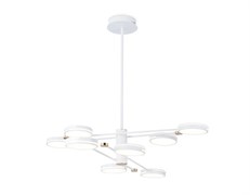 Ambrella Светильник светодиодный подвесной FL51642/8 WH/GD белый/золото 3000K/4200K/6400K 67W D1000*850 (Без ПДУ) FL51642 Ambrella Светильник светодиодный подвесной FL51642/8 WH/GD белый/золото 3000K/4200K/6400K 67W D1000*850 (Без ПДУ) FL51642