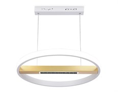 Ambrella Подвесной светодиодный светильник с пультом управления FL51488 WH/GD белый/золото 62W 3000K-6400K D600*1000 (ПДУ ИК) FL51488 Ambrella Подвесной светодиодный светильник с пультом управления FL51488 WH/GD белый/золото 62W 3000K-6400K D600*1000 (ПДУ ИК) FL51488