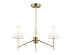 Ambrella Светильник подвесной LH57131/3 BS/FR латунь/белый матовый E14/3 max 40W D650*590 LH57131 Ambrella Светильник подвесной LH57131/3 BS/FR латунь/белый матовый E14/3 max 40W D650*590 LH57131