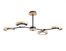 Ambrella Светильник светодиодный подвесной FL51611/4 BK/LW черный/светлое дерево 3000K/4200K/6400K 28W 825*530*285 (Без ПДУ) FL51611 Ambrella Светильник светодиодный подвесной FL51611/4 BK/LW черный/светлое дерево 3000K/4200K/6400K 28W 825*530*285 (Без ПДУ) FL51611