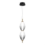ST LUCE SL6130.403.15 Светильник подвесной Черный/Белый, Дымчатый LED 1*16W 3000K SL6130.403.15 ST LUCE SL6130.403.15 Светильник подвесной Черный/Белый, Дымчатый LED 1*16W 3000K SL6130.403.15
