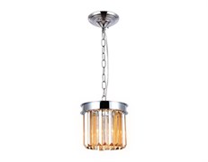 Ambrella Подвесной светильник с хрусталем TR5102 CH/TI хром/янтарь E14 max 40W D200*575 TR5102 Ambrella Подвесной светильник с хрусталем TR5102 CH/TI хром/янтарь E14 max 40W D200*575 TR5102