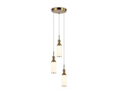 Ambrella Светильник подвесной LH55272/3 BS/FR латунь/белый матовый E14 max 40W D230*1200 LH55272 Ambrella Светильник подвесной LH55272/3 BS/FR латунь/белый матовый E14 max 40W D230*1200 LH55272