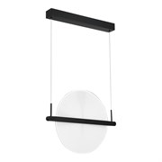 ST LUCE SL6233.403.15 Светильник подвесной Черный/Прозрачный LED 1*15W 4000K SL6233.403.15 ST LUCE SL6233.403.15 Светильник подвесной Черный/Прозрачный LED 1*15W 4000K SL6233.403.15