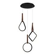 ST LUCE SL6131.403.36 Светильник подвесной Черный/Черный, Терракотовый LED 1*36W 4000K SL6131.403.36 ST LUCE SL6131.403.36 Светильник подвесной Черный/Черный, Терракотовый LED 1*36W 4000K SL6131.403.36