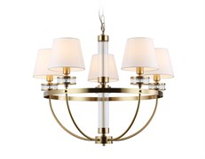Ambrella Светильник подвесной LH71251/5 BS/WH латунь/белый E14/5 max 40W D700*990 LH71251 Ambrella Светильник подвесной LH71251/5 BS/WH латунь/белый E14/5 max 40W D700*990 LH71251