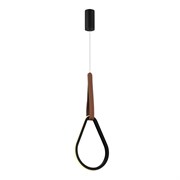 ST LUCE SL6131.413.12 Светильник подвесной Черный/Черный, Терракотовый LED 1*12W 4000K SL6131.413.12 ST LUCE SL6131.413.12 Светильник подвесной Черный/Черный, Терракотовый LED 1*12W 4000K SL6131.413.12