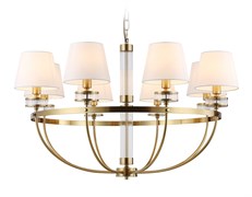 Ambrella Светильник подвесной LH71253/8 BS/WH латунь/белый E14/8 max 40W D870*990 LH71253 Ambrella Светильник подвесной LH71253/8 BS/WH латунь/белый E14/8 max 40W D870*990 LH71253