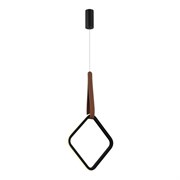 ST LUCE SL6131.423.12 Светильник подвесной Черный/Черный, Терракотовый LED 1*12W 4000K SL6131.423.12 ST LUCE SL6131.423.12 Светильник подвесной Черный/Черный, Терракотовый LED 1*12W 4000K SL6131.423.12