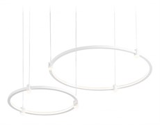 Ambrella Светильник подвесной светодиодный FL5521/2+6 WH белый 45W 3000K/4200K/6400K D600/400*1300 (без ПДУ) FL5521 Ambrella Светильник подвесной светодиодный FL5521/2+6 WH белый 45W 3000K/4200K/6400K D600/400*1300 (без ПДУ) FL5521