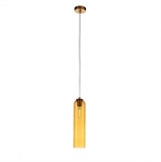 ST Luce SL1145.393.01 Светильник подвесной Латунь/Янтарный E27 1*60W SL1145.393.01 ST Luce SL1145.393.01 Светильник подвесной Латунь/Янтарный E27 1*60W SL1145.393.01
