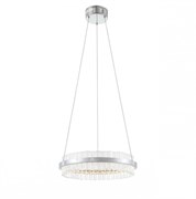 ST LUCE SL383.103.01 Светильник подвесной  Хром/Хром, Прозрачный LED 1*34W SL383.103.01 ST LUCE SL383.103.01 Светильник подвесной  Хром/Хром, Прозрачный LED 1*34W SL383.103.01