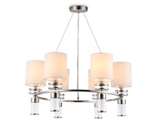 Ambrella Светильник подвесной LH71291/6 SN/WH никель/белый E14/6 max 40W D680*730 LH71291 Ambrella Светильник подвесной LH71291/6 SN/WH никель/белый E14/6 max 40W D680*730 LH71291