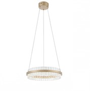 ST LUCE SL383.203.01 Светильник подвесной  Золото/Золото, Прозрачный LED 1*34W SL383.203.01 ST LUCE SL383.203.01 Светильник подвесной  Золото/Золото, Прозрачный LED 1*34W SL383.203.01
