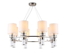 Ambrella Светильник подвесной LH71293/8 SN/WH никель/белый E14/8 max 40W D830*780 LH71293 Ambrella Светильник подвесной LH71293/8 SN/WH никель/белый E14/8 max 40W D830*780 LH71293