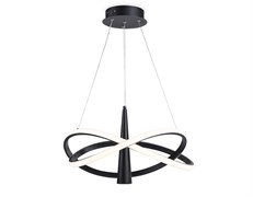 Ambrella Подвесной светодиодный светильник с пультом управления FL5368/2+1 BK черный 47W 3000K-6400K D480*1200 (ПДУ ИК) FL5368 Ambrella Подвесной светодиодный светильник с пультом управления FL5368/2+1 BK черный 47W 3000K-6400K D480*1200 (ПДУ ИК) FL5368