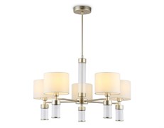 Ambrella Светильник подвесной LH71301/5 CGD/WH золото/белый E14/5 max 40W D680*740 LH71301 Ambrella Светильник подвесной LH71301/5 CGD/WH золото/белый E14/5 max 40W D680*740 LH71301
