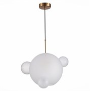 ST Luce SL1133.503.01 Светильник подвесной Латунь/Белый E27 1*60W SL1133.503.01 ST Luce SL1133.503.01 Светильник подвесной Латунь/Белый E27 1*60W SL1133.503.01