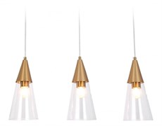 Ambrella Подвесной светильник TR3669/3 BS/CL латунь/прозрачный E14/3 max 40W 590*120*850 TR3669 Ambrella Подвесной светильник TR3669/3 BS/CL латунь/прозрачный E14/3 max 40W 590*120*850 TR3669