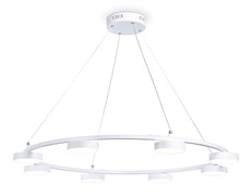Ambrella Светильник светодиодный подвесной с пультом FL51761/1+8 WH белый 3000K/4200K/6400K 67W D1000*1000 (ПДУ ИК) FL51761 Ambrella Светильник светодиодный подвесной с пультом FL51761/1+8 WH белый 3000K/4200K/6400K 67W D1000*1000 (ПДУ ИК) FL51761