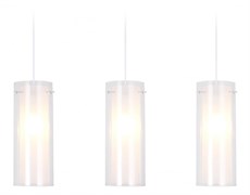 Ambrella Подвесной светильник TR3675/3 CH/CL/FR хром/прозрачный/белый матовый E14/3 max 40W 640*110*900 TR3675 Ambrella Подвесной светильник TR3675/3 CH/CL/FR хром/прозрачный/белый матовый E14/3 max 40W 640*110*900 TR3675