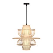 ST LUCE SL6241.513.01 Светильник подвесной Древесный/Белый E27 1*40W SL6241.513.01 ST LUCE SL6241.513.01 Светильник подвесной Древесный/Белый E27 1*40W SL6241.513.01