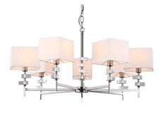 Ambrella Светильник подвесной LH71323/7 SN/WH никель/белый E14/7 max 40W D860*850 LH71323 Ambrella Светильник подвесной LH71323/7 SN/WH никель/белый E14/7 max 40W D860*850 LH71323