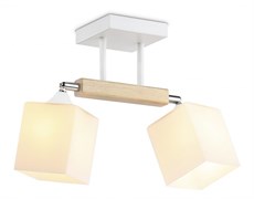Ambrella Подвесной светильник TR9511/2 WH/CH/FR белый/хром/белый матовый E27*2 max 40W 517*100*246 TR9511 Ambrella Подвесной светильник TR9511/2 WH/CH/FR белый/хром/белый матовый E27*2 max 40W 517*100*246 TR9511