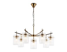 Ambrella Светильник подвесной LH56033/7+1 BS/CL латунь/прозрачный E14*8 max 40W D790*1200 LH56033 Ambrella Светильник подвесной LH56033/7+1 BS/CL латунь/прозрачный E14*8 max 40W D790*1200 LH56033