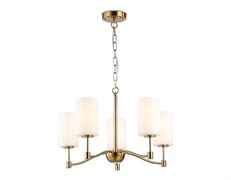 Ambrella Светильник подвесной LH56051/5 BS/FR латунь/белый матовый E14*5 max 40W D590*950 LH56051 Ambrella Светильник подвесной LH56051/5 BS/FR латунь/белый матовый E14*5 max 40W D590*950 LH56051