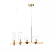 ST Luce SL1119.203.04 Светильник подвесной Золото/Прозрачный E14 4*40W SL1119.203.04 ST Luce SL1119.203.04 Светильник подвесной Золото/Прозрачный E14 4*40W SL1119.203.04