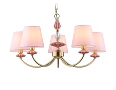 Ambrella Светильник подвесной LH75024/5 GD/PI золото/розовый E14/5 max 40W D700*780 LH75024 Ambrella Светильник подвесной LH75024/5 GD/PI золото/розовый E14/5 max 40W D700*780 LH75024