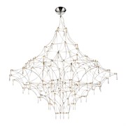 ST LUCE SL6601.103.114 Светильник подвесной Хром/Прозрачный LED 114*0,5W 3000K SL6601.103.114 ST LUCE SL6601.103.114 Светильник подвесной Хром/Прозрачный LED 114*0,5W 3000K SL6601.103.114