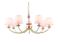 Ambrella Светильник подвесной LH75025/7 GD/PI золото/розовый E14/7 max 40W D890*800 LH75025 Ambrella Светильник подвесной LH75025/7 GD/PI золото/розовый E14/7 max 40W D890*800 LH75025