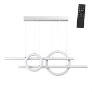 Novotech 359182 OVER NT23 000 белый Светильник подвесной диммируемый, в комплекте пульт ДУ IP20 LED 4000К 116W 220V ONDO 359182 Novotech 359182 OVER NT23 000 белый Светильник подвесной диммируемый, в комплекте пульт ДУ IP20 LED 4000К 116W 220V ONDO 359182