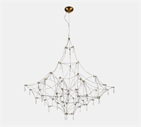 ST LUCE SL6601.213.114 Светильник подвесной Золотистый/Прозрачный LED 114*0,5W 3000K SL6601.213.114 ST LUCE SL6601.213.114 Светильник подвесной Золотистый/Прозрачный LED 114*0,5W 3000K SL6601.213.114
